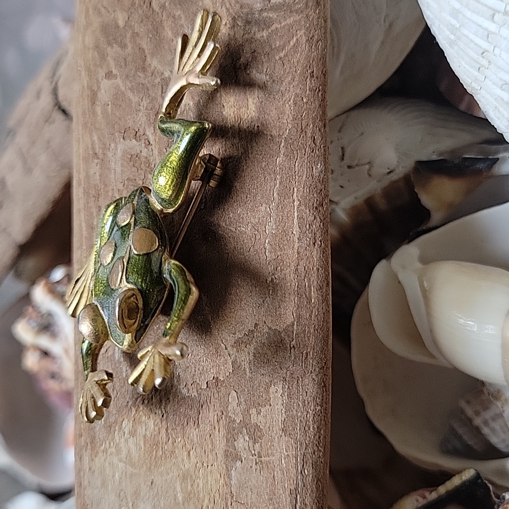 Cutest Tree Frog Brooch - Picture 2 of 4